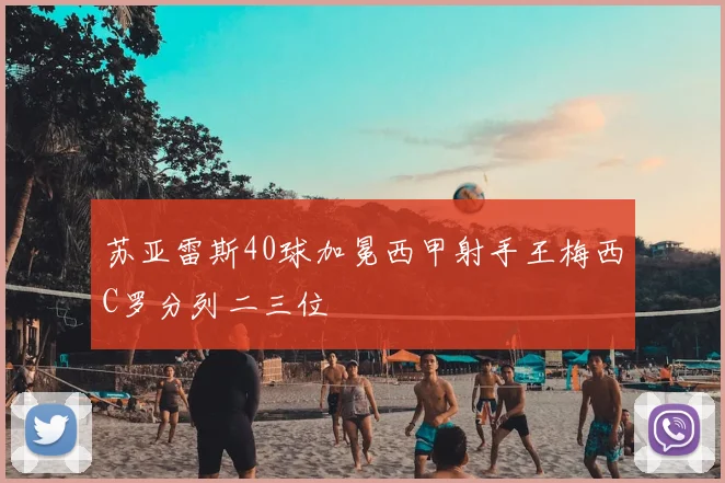 苏亚雷斯40球加冕西甲射手王梅西C罗分列二三位